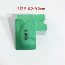 Anti-Magnetic Card Protector For ID, Passport, And Bank Cards With RFID Shielding To Prevent Theft - Green - View 5
