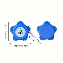 Disco Voador Aspergidor de Água de Silicone, Brinquedo de Água de Praia Disco Voador, Silicone Reutilizável de Absorção Rápida - Multicolorido - Visão 3