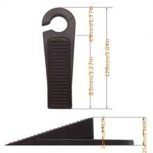 2pcs Heavy Duty Door Stopper, Strong Adhesive, Child Safety Exit Barrier Suitable For Classroom, Dorm And Nursery Fashionable School Supplies Best Gifts Birthday Graduation