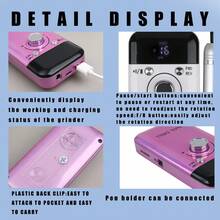 全新专业 45000RPM 便携式低噪音电动指甲钻机可充电指甲打磨机适用于凝胶指甲抛光适用于家庭美甲沙龙 - 彩色 - 查看 4