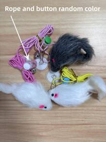 1入組懸掛鼠標設計隨機逗貓玩具 - 彩色 - 查看 12