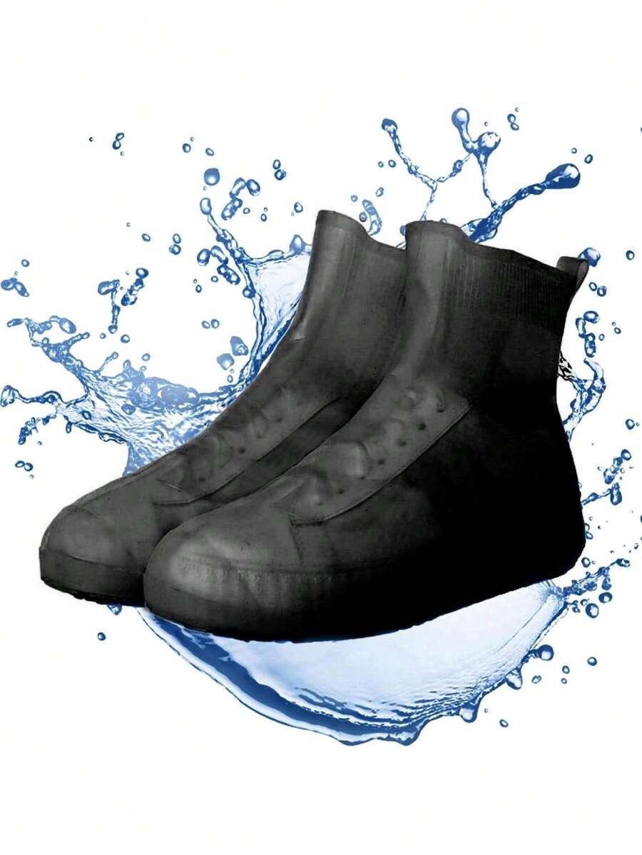 Rain Boots & Rain Boot Covers - 黑色 - 查看 1