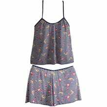 Women Pajama Sets - 黑色 - 查看 3