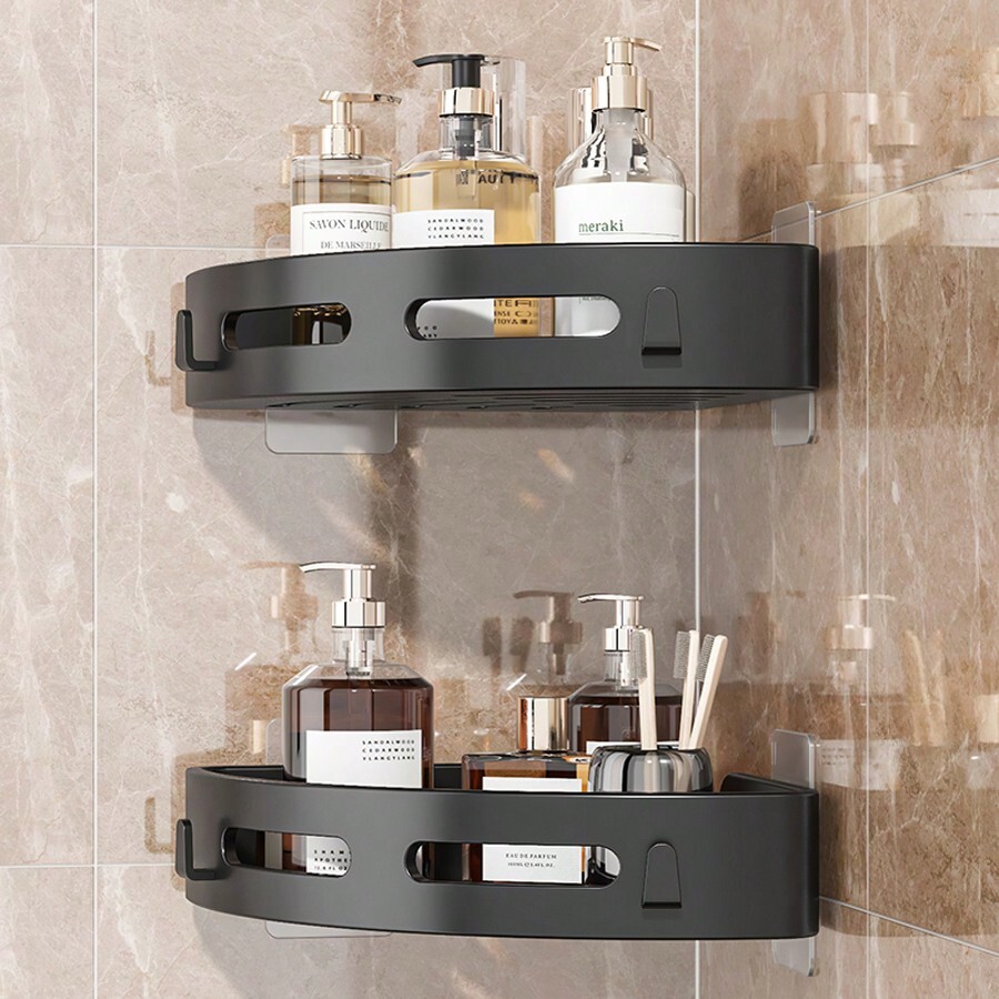 Bathroom Corner Shower Organizer, Bathroom Corner Shelves, Shower