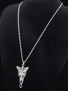 1Pc Arwen Evenstar Necklace Silver Color Crystal Pendant Necklaces For Women Girl Party Jewelry Gift Jewelry