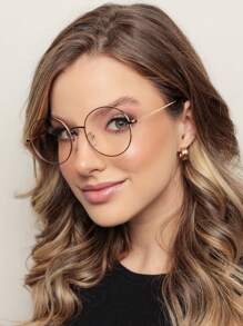 Women Eyeglasses - 金黑色 - 查看 3