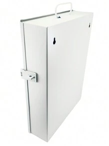 Botiquín De Emergencia De Acero,19 Cal, Grande Blanco 35 x 26 x 8 - Blanco - Ver 2