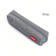 1Pc Small Solid Color Simple Zipper Kawai Pencil Case Mini Pen Bags Papeleria Stationery For School Office Suppliers