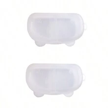 Pacifier Case 1/2/3/4PCS Baby Pacifier Holder For Travel, Hold 2 Pacifiers Large Capacity Portable Pacifier Box For Holding Baby's Soother, Pacifier Holder Case Container  Transparent - Brown - View 12