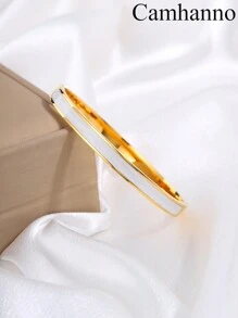 Camhanno 1 Pc Innovative And Stylish Neutral Stainless Steel Drip Bracelet For Ladies To Wear On A Date - Oil Drip Bracelet - View 8