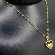 Women Pendant Necklaces - Gold - View 1