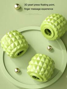 1 件装女士圆形腿部按摩滚轮健身器材，可缓解肌肉紧张和疲劳，瘦腿工具