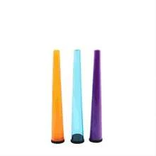 King Size 115mm Plastic Smoking Pipe And Horn-Shaped Smoking Storage Case Set, Pack Of 10 In Mixed Colors - Multicolor - View 3