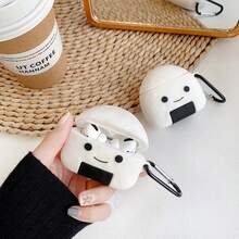 Fun Cartoon Design AirPods Covers -  Protective Case With Cute Characters - Stylish Earphone Accessories Compatible With Apple AirPods - Multicolor - View 6