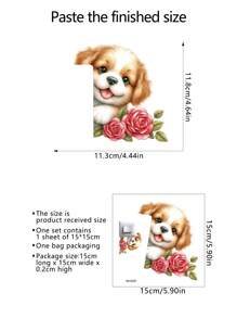 1pc Multi-Style Cute Animal Wall Switch Stickers, Fun 3D Vinyl Decals, Perfect For Bedroom, Bathroom, Easy To Apply And Remove, Aesthetic Home Decor, Room Decoration - Multicolor - View 4