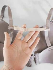3 dây đeo yếm co giãn chống trượt dành cho nữ có hỗ trợ - Dây đeo vai ẩn - Kiểm soát phân cắt - Nhiều màu - Xem 5
