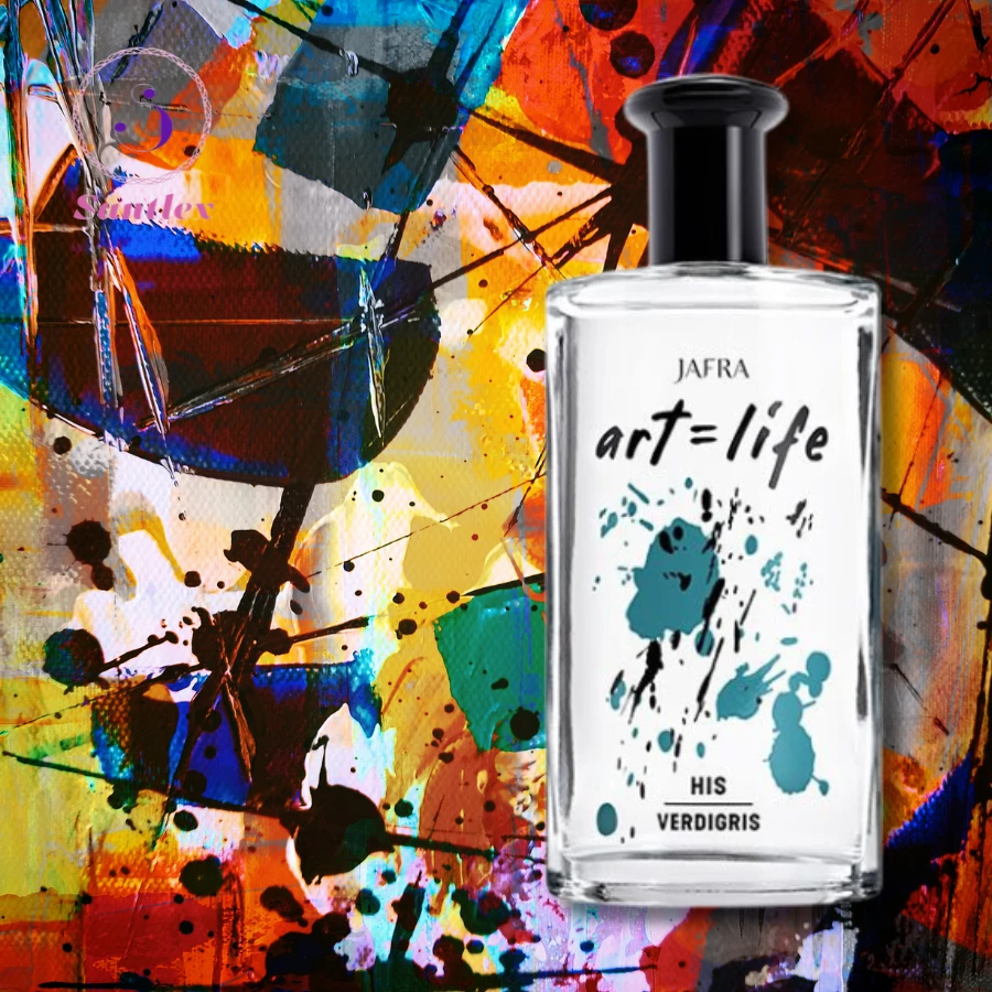 Jafra Art = Life Verdigris - Blue - View 1
