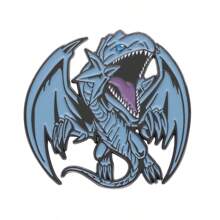 1pc Blue-Eyes White Dragon Badge: A Must-Have For Duel Monsters Fans Halloween Pin For Clothes Bag Charm School