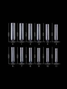 120pcs Nail Dual Forms Nail System Full Cover False Nails Quick Building Mold Tips Fake Nail Shaping Extend Molds Upper Forms For Nails Tip Accessories