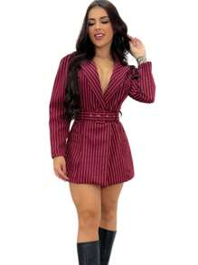 Women Jumpsuits - 紫紅色 - 查看 2