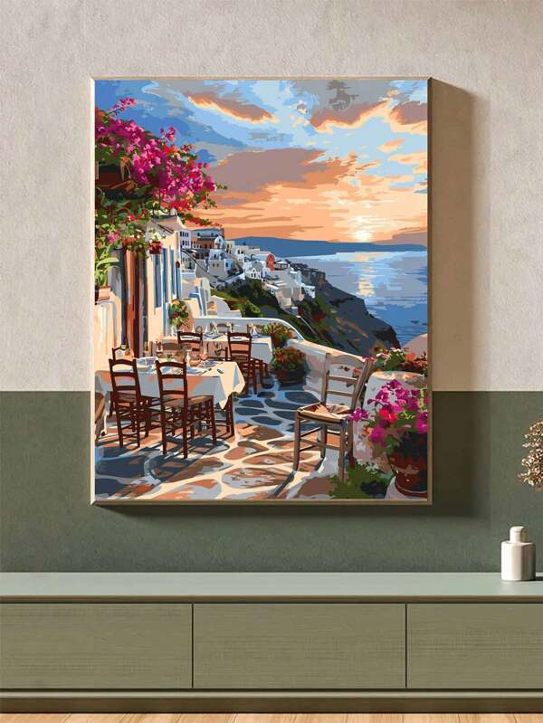 5D DIY Diamond Painting Kit - Beautiful Outdoor Landscape, Diamond Mosaic Home Wall Decor