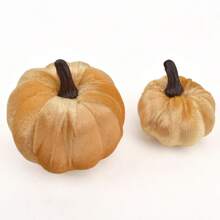 2pcs Artificial Pumpkin Decoration Props For Holiday Party - Multicolor - View 9