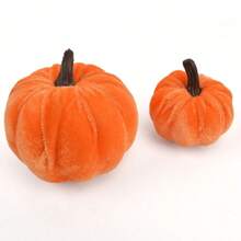2pcs Artificial Pumpkin Decoration Props For Holiday Party - Multicolor - View 6
