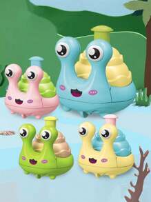 1pc Big Eye Snail Car Model Toy, Suitable For Interactive Games, Party Favors, Back To School Gifts - Multicolor - View 3