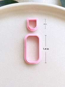 Basic Polymer Clay Cutters, Polymer Clay Cutters For Earrings Making - Pink - View 10