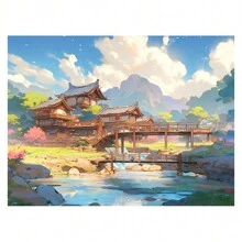 1 قطعة لوحة الماس 5D اصنعها بنفسك مناظر شاطئ البحر وشجرة جوز الهند المكتملة مربع أو دائري تجميع الماس شلال المشهد الجبلي للبالغين مناسب للمبتدئين ديكور المنزل