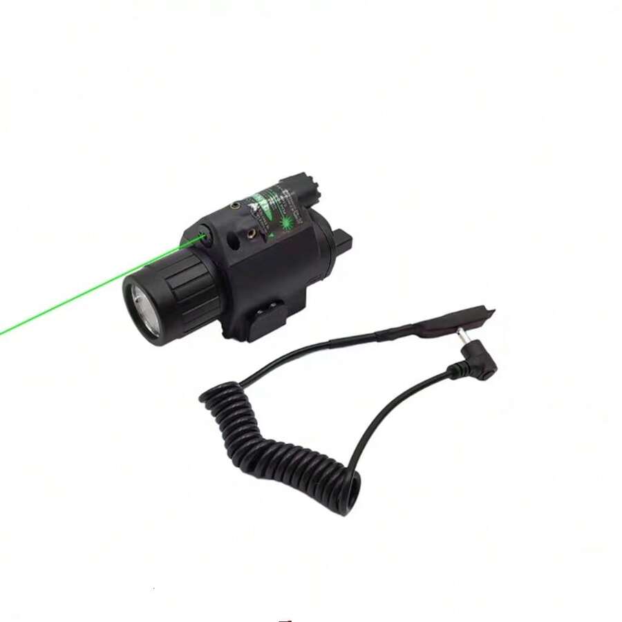 Anti-Seismic Strong Light Flashlight Outdoor Camping  Hunting Flashlight (Battery Not Included, Need 2pcs CR123A Batteries) - Black - View 1