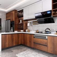 1Roll10M Brown Wood Contact Paper Waterproof Kitchen Cabinet Wallpaper Peel And Stick Wood Stickers For Furniture Wood Grain Vinyl Wrap