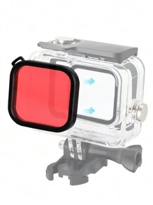 1 pieza Filtro subacuático para GoPro 10/GoPro Hero 9 Accesorios de cámara de acción impermeable - Multicolor - Ver 2