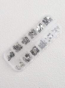 120 pezzi / 1box European American Dark Vintage Style Cross Nail Art toppe Punk Premium Metal Style Heart Nail Metal Decorment Setdecorazioni per unghie
charm unghie
decori unghie decorazioni per unghie
charm unghie
decori unghie