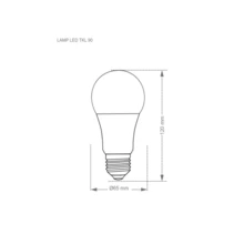 Bivolt LED Bulb Base E27 15W Cold White Taschibra With 10 Units - Xem 4