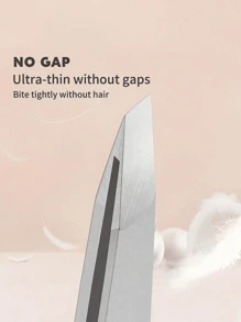 1pc Stainless Steel Tweezer Set - Includes 1 Tweezer For Removing Facial Hair, Ingrown Hair And Debris, And 1 Eyebrow Tweezer - Professional Hair Removal Tweezers