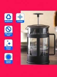 法式咖啡机奶精 600ml 牛奶咖啡茶 - Dolce Home - 黑色 - 查看 4