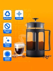 法式咖啡机奶精 600ml 牛奶咖啡茶 - Dolce Home - 黑色 - 查看 2