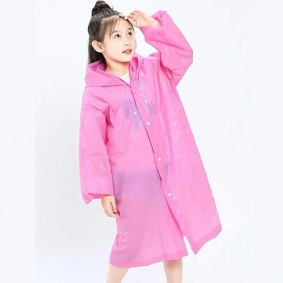 DeTODO Impermeable de Niño Portátil Para Lluvia Super Practico, Unisex y Unitalla