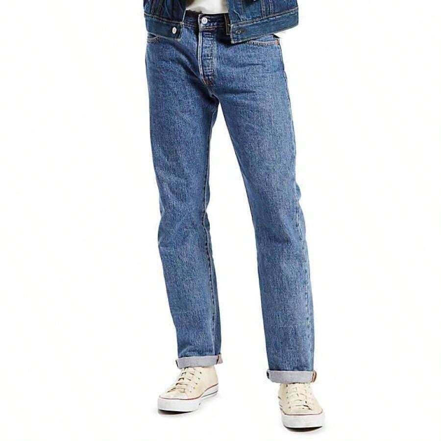 Levi's 501 Original Fit Jeans - Medium Stonewash - View 1