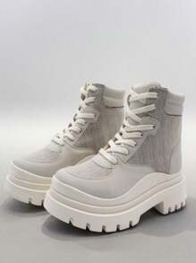 BOTIN PARA DAMA DE MODA - Beis - Ver 1