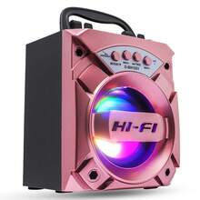 Bluetooth Sound Box Portable Speaker RGB Fm Integrated TWS Support Cell Phone Connection P2 Pendrive Usb Mp3 - Beige - View 1