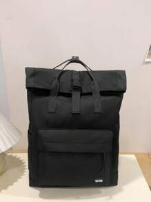 1件新品学生书包女孩背包中小学生冰箱款大容量新款女学生冰箱书包高中休闲书包女学生男背包减压防水大容量 - 黑色 - 查看 1