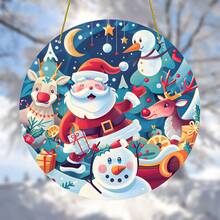 1 cái, 2D, Tấm chắn nắng acrylic Giáng sinh, Trang trí nhà cửa, Trang trí tường, Trang trí Giáng sinh, Trang trí mùa thu, Trang trí phòng ngủ, Chủ đề ông già Noel, Giáng sinh hoàn hảo, Trang trí tiệc sinh nhật - Nhiều màu - Xem 12