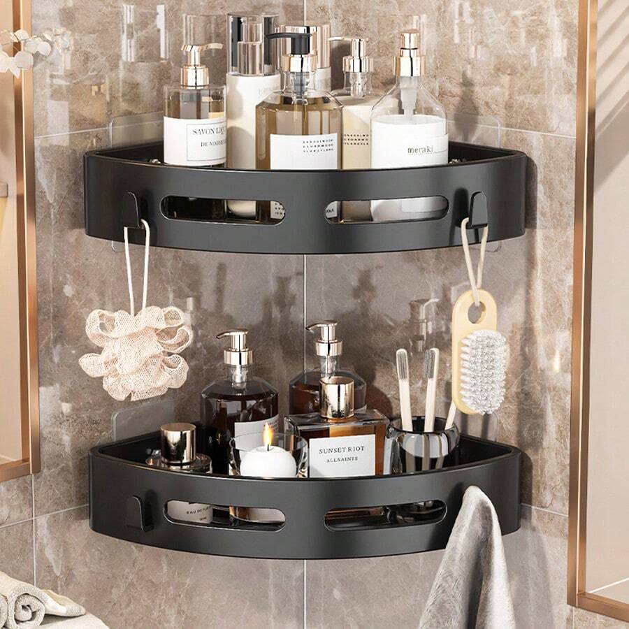 Bathroom Corner Shower Organizer, Bathroom Corner Shelves, Shower
