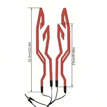 Motorcycle Helmet Waterproof LED Cold Light Strip, Night Riding Helmet Warning Light Strip - Multicolor - View 10