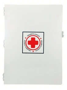 Botiquín De Emergencia De Acero,19 Cal, Grande Blanco 35 x 26 x 8 - Blanco - Ver 6