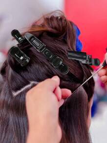 6PCS  Pastel Alligator Hair Clips Professional Alligator Clips For Hair, Hair Clips For Styling, Hair Styling Clips, Aligator Clips, Salon Hair Clips, Plastic Hair Clips - Multicolor - View 3