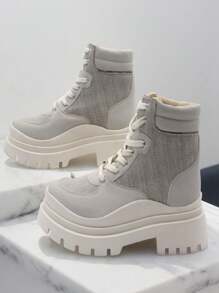 BOTIN PARA DAMA DE MODA - Beis - Ver 3