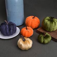 2pcs Artificial Pumpkin Decoration Props For Holiday Party - Multicolor - View 4